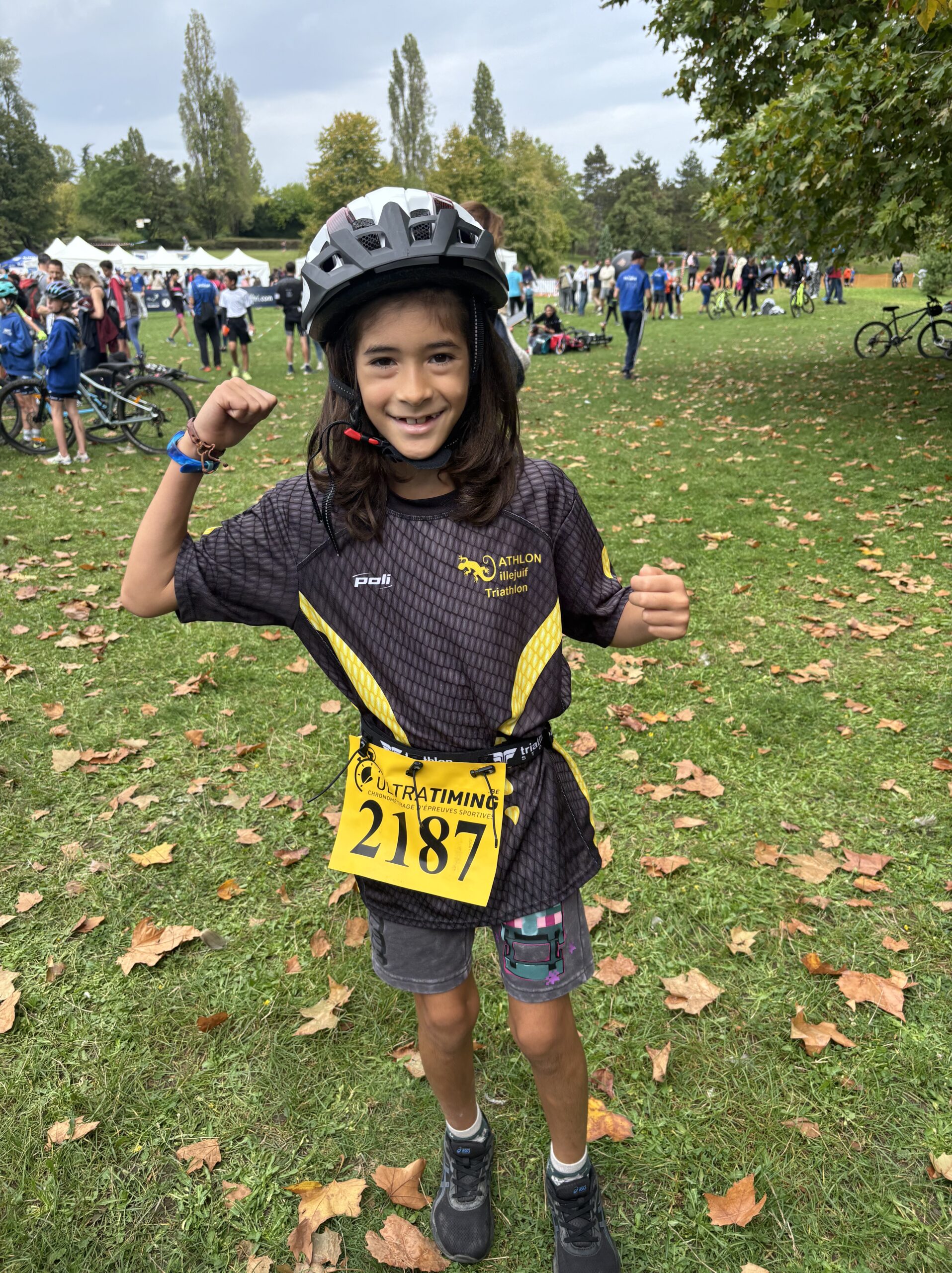 2 jeunes représentants au Cross Duathlon de Champigny sur Marne